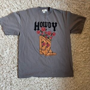 The Post Howdy Oversized Tee Size SM